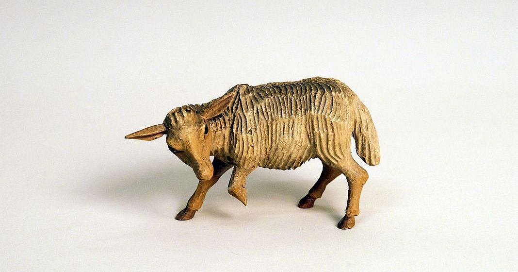 Tierfigur Schaf Stehend Bayerisches Nationalmuseum