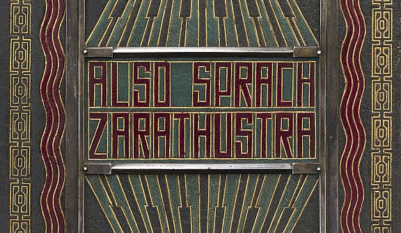 Zarathustra Bucheinband Detail